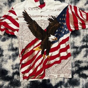 Patriotic Eagle Men’s Polo